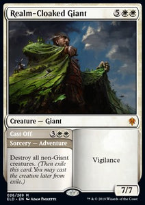 MTG - Throne of Eldraine - 026/269 : Realm-Cloaked Giant // Cast Off (Non Foil) (8370911084791)