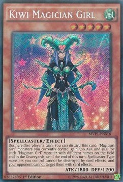 YGO - The Dark Side of Dimensions Movie Pack - MVP1-ENS16 : Kiwi Magician Girl (Secret Rare) (1st Edition) (8109881590007)