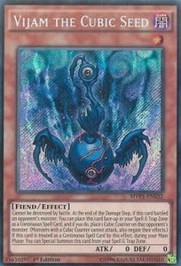 YGO - The Dark Side of Dimensions Movie Pack - MVP1-ENS32 : Vijam the Cubic Seed (Secret Rare) (1st Edition) (8109873823991)