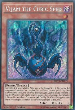 YGO - The Dark Side of Dimensions Movie Pack - MVP1-ENS32 : Vijam the Cubic Seed (Secret Rare) (1st Edition) (8109873823991)