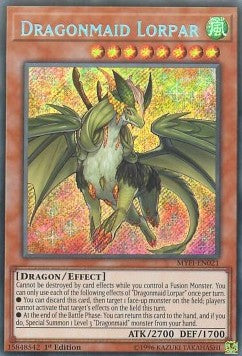 Mystic Fighters - MYFI-EN021 : Dragonmaid Lorpar (Secret Rare) (1st Edition) (8052017004791)