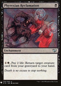 MTG - Mystery Booster - 133/342 : Phyrexian Reclamation (Non Foil) (8002244149495)