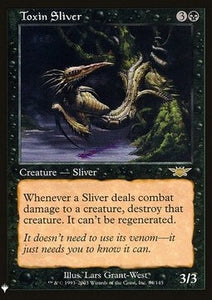 MTG - Mystery Booster - 084/145 : Toxin Sliver (Non Foil) (8107196285175)