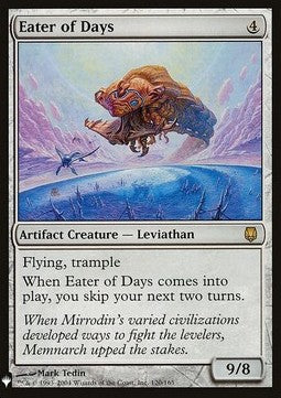 MTG - Mystery Booster - 120/307 : Eater of Days (Non Foil) (8290005450999)