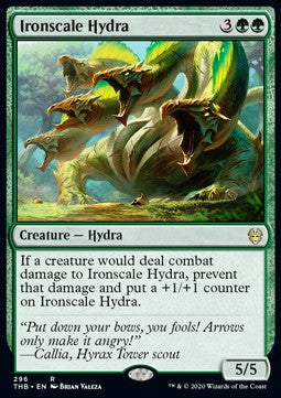 MTG - Theros Beyond Death - 296 : Ironscale Hydra (Non Foil) (8370364612855)