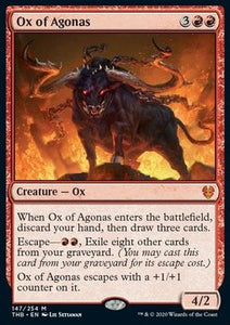 MTG - Theros Beyond Death - 147/254 : Ox of Agonas (Non Foil) (9508705992951)