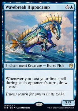 MTG - Theros Beyond Death - 080/254 : Wavebreak Hippocamp (Non Foil) (9508706484471)