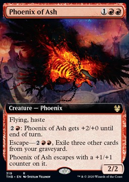 MTG - Theros Beyond Death - 319 : Phoenix of Ash (Foil) (Borderless)