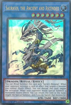 YGO - Duel Overload - DUOV-EN075 : Sauravis, the Ancient and Ascended (Ultra Rare) (1st Edition) (8064335806711)