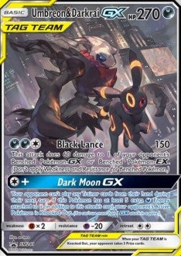 SUN AND MOON, Black Star Promo - SM241 : Umbreon & Darkrai GX (Full Art) (14846167220605)