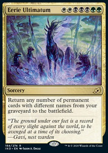 MTG - Ikoria: Lair of Behemoths - 184/274 : Eerie Ultimatum (Non Foil) (7967834276087)