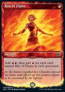 MTG - Signature Spellbook: Chandra - 007/008 : Rite of Flame (Foil) (8176031236343)