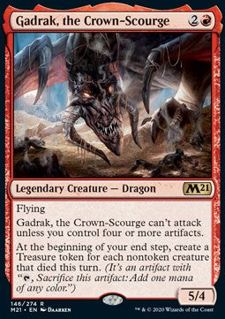 MTG - Core 2021 - 146/274 : Gadrak, the Crown-Scourge (Non Foil) (14834075500925)