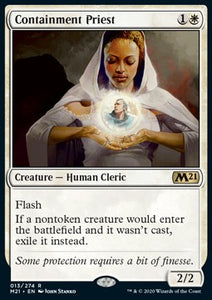 MTG - Core 2021 - 013/274 : Containment Priest (Non Foil) (14834074878333)