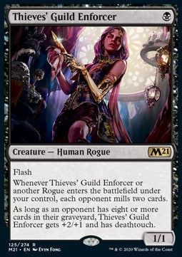 MTG - Core 2021 - 125/274 : Thieves' Guild Enforcer (Non Foil) (8102906986743)