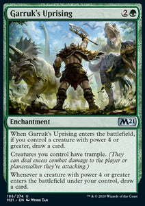 MTG - Core 2021 - 186/274 : Garruk's Uprising (Non Foil) (8108164677879)