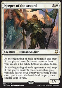 MTG - Commander Legends - 027/361 : Keeper of the Accord (Non Foil) (8070644203767)