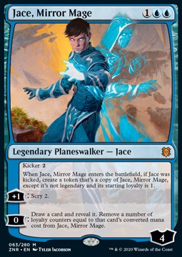 MTG - Zendikar Rising - 063/280 : Jace, Mirror Mage (Foil) (9519070511351)