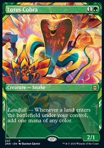 MTG - Zendikar Rising - 0307 : Lotus Cobra (Foil) (Showcase) (8107162730743) (8107918196983)