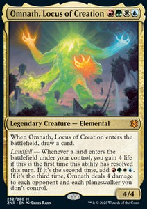 MTG - Zendikar Rising - 232/280 : Omnath, Locus of Creation (Foil) (7967794168055)