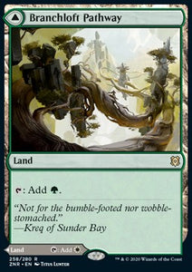 MTG - Zendikar Rising - 258/280 : Branchloft Pathway // Boulderloft Pathway (Foil) (8107141595383)