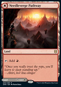 MTG - Zendikar Rising - 263/280 : Needleverge Pathway // Pillarverge Pathway (Non Foil) (14831726526845)