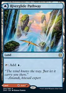 MTG - Zendikar Rising - 264/280 : Riverglide Pathway // Lavaglide Pathway (Foil) (7967794921719)