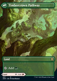 MTG - Zendikar Rising - 287/280 : Cragcrown Pathway // Timbercrown Pathway (Non Foil) (Borderless) (8106450682103)