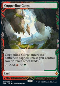 MTG - Zendikar Rising - Expeditions - 014/030 : Copperline Gorge (Foil) (7967783977207)