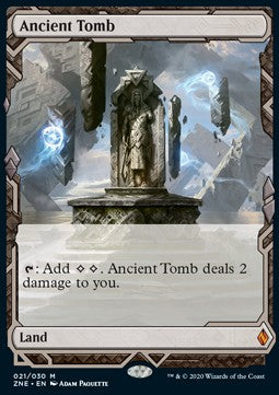 MTG - Zendikar Rising - Expeditions - 021/030 : Ancient Tomb (Non Foil) (14875383497085)