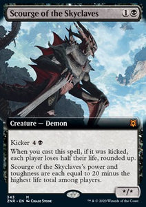 MTG - Zendikar Rising - 0343 : Scourge of the Skyclaves (Borderless) (Foil) (8039011516663)