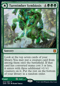 MTG - Zendikar Rising - 215/280 : Turntimber Symbiosis // Turntimber, Serpentine Wood (Non Foil) (14831726231933)