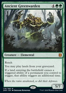 MTG - Zendikar Rising - 178/280 : Ancient Greenwarden (Foil) (7967794004215)