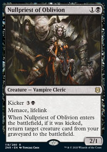 MTG - Zendikar Rising - 0118 : Nullpriest of Oblivion (Non Foil) (8350549278967)