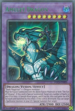 YGO - Dragons of Legend: The Complete Series - DLCS-EN005 : Amulet Dragon (Ultra Rare) (Green) (1st Edition) (8109877756151)