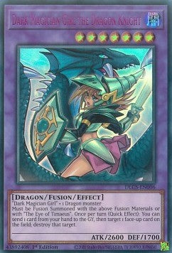 YGO - Dragons of Legend: The Complete Series - DLCS-EN006 : Dark Magician Girl the Dragon Knight (Ultra Rare) (Purple) (1st Edition) (8109877854455)