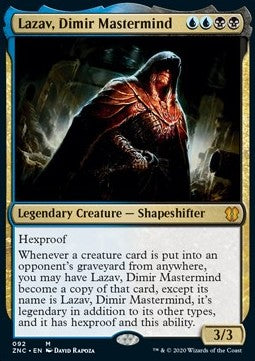 MTG - Zendikar Rising - Commander - 092 : Lazav, Dimir Mastermind (Non Foil) (8377335120119)