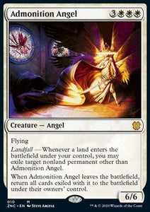 MTG - Zendikar Rising - Commander - 010 : Admonition Angel (Non Foil) (8350555701495)