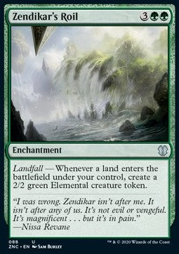 MTG - Zendikar Rising - Commander - 088 : Zendikar's Roil (Non Foil) (8350551212279)
