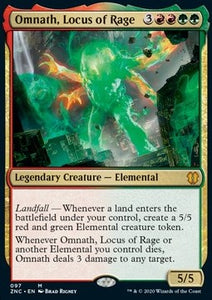 MTG - Zendikar Rising - Commander - 097 : Omnath, Locus of Rage (Non Foil) (14831966224765)