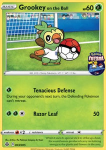 Pokemon - FutsalPromo - 002/005 : Grookey on the Ball (Non Holo) (9497083347191)