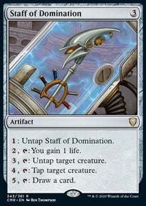 MTG - Commander Legends - 343/361 : Staff of Domination (Non Foil) (8071622033655)