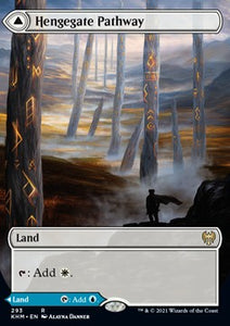 MTG - Kaldheim - 293 : Hengegate Pathway // Mistgate Pathway (Borderless) (Foil) (9506193703159)