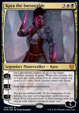 MTG - Kaldheim - 218/285 : Kaya the Inexorable (Foil) (8107175575799)