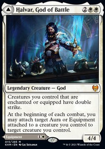 MTG - Kaldheim - 015/285 : Halvar, God of Battle // Sword of the Realms (Non Foil) (8267252039927)