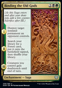 MTG - Kaldheim - 206/285 : Binding the Old Gods (Foil) (9506194489591)