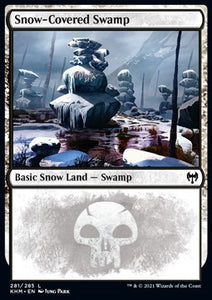 MTG - Kaldheim - 281/285 : Snow-Covered Swamp (Foil) (8290009022711)