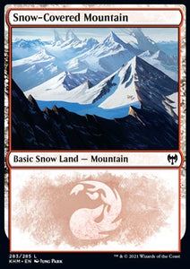 MTG - Kaldheim - 283/285 : Snow-Covered Mountain (Foil) (8290013905143)