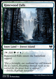 MTG - Kaldheim - 266 : Rimewood Falls (Non Foil) (8123523891447)