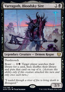 MTG - Kaldheim - 115/285 : Varragoth, Bloodsky Sire (Foil) (8267244437751)